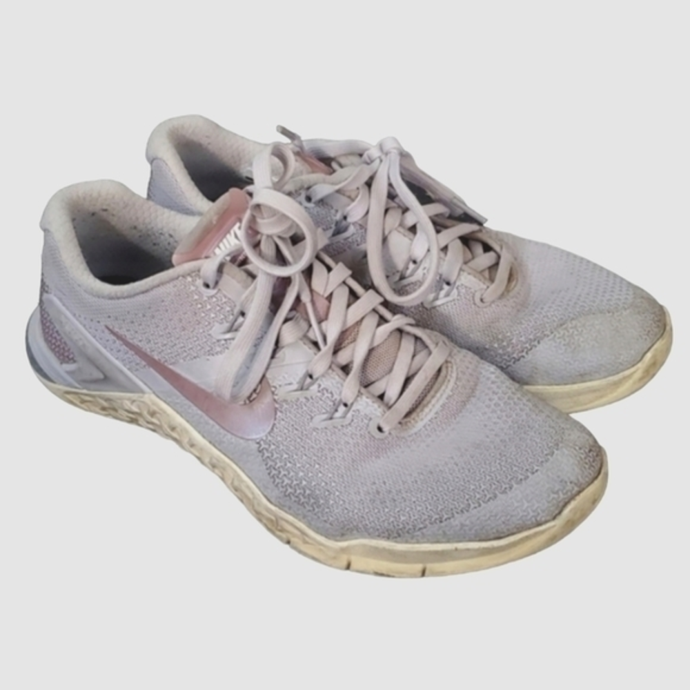 Nike Metcon 4 LM Women's Smokey Mauve Light Gray Training Shoes Size 7.5